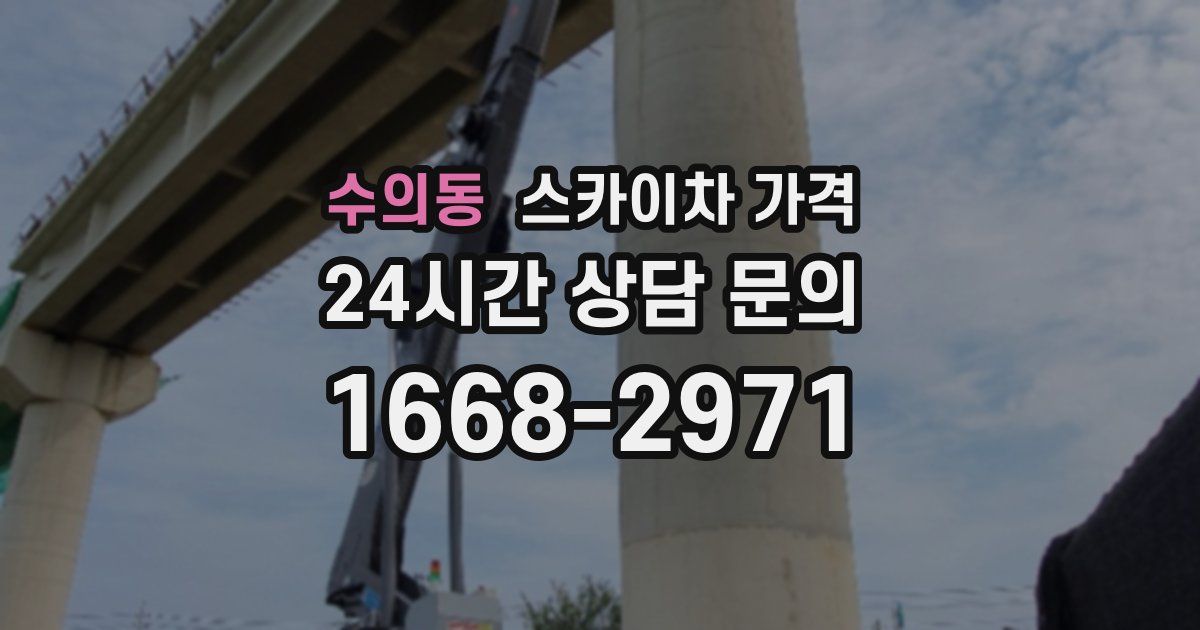 수의동 스카이차 가격