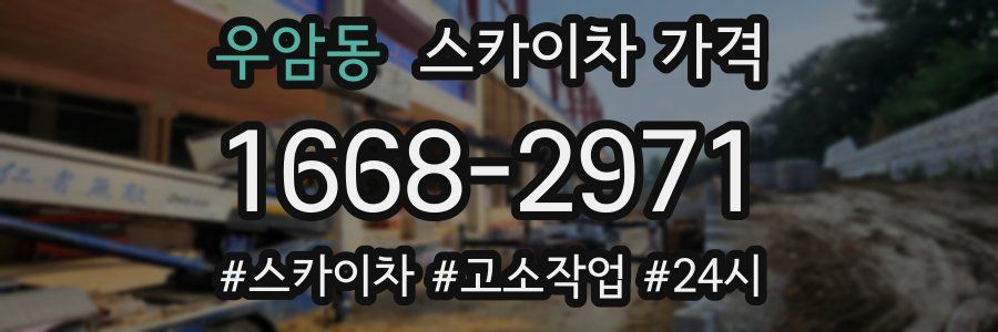 우암동 스카이차 가격