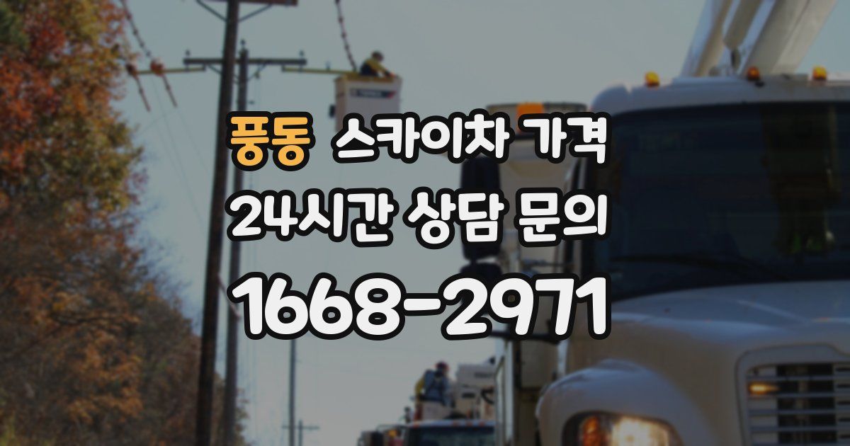 풍동 스카이차 가격