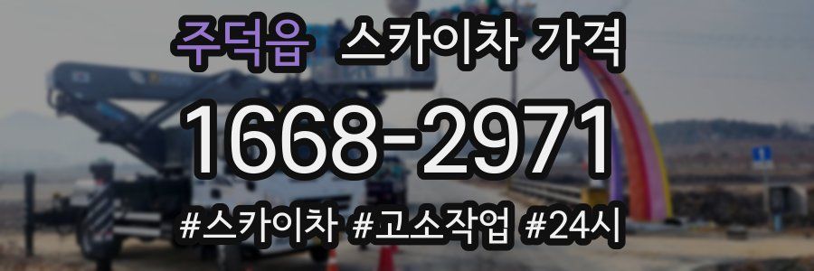 주덕읍 스카이차 가격