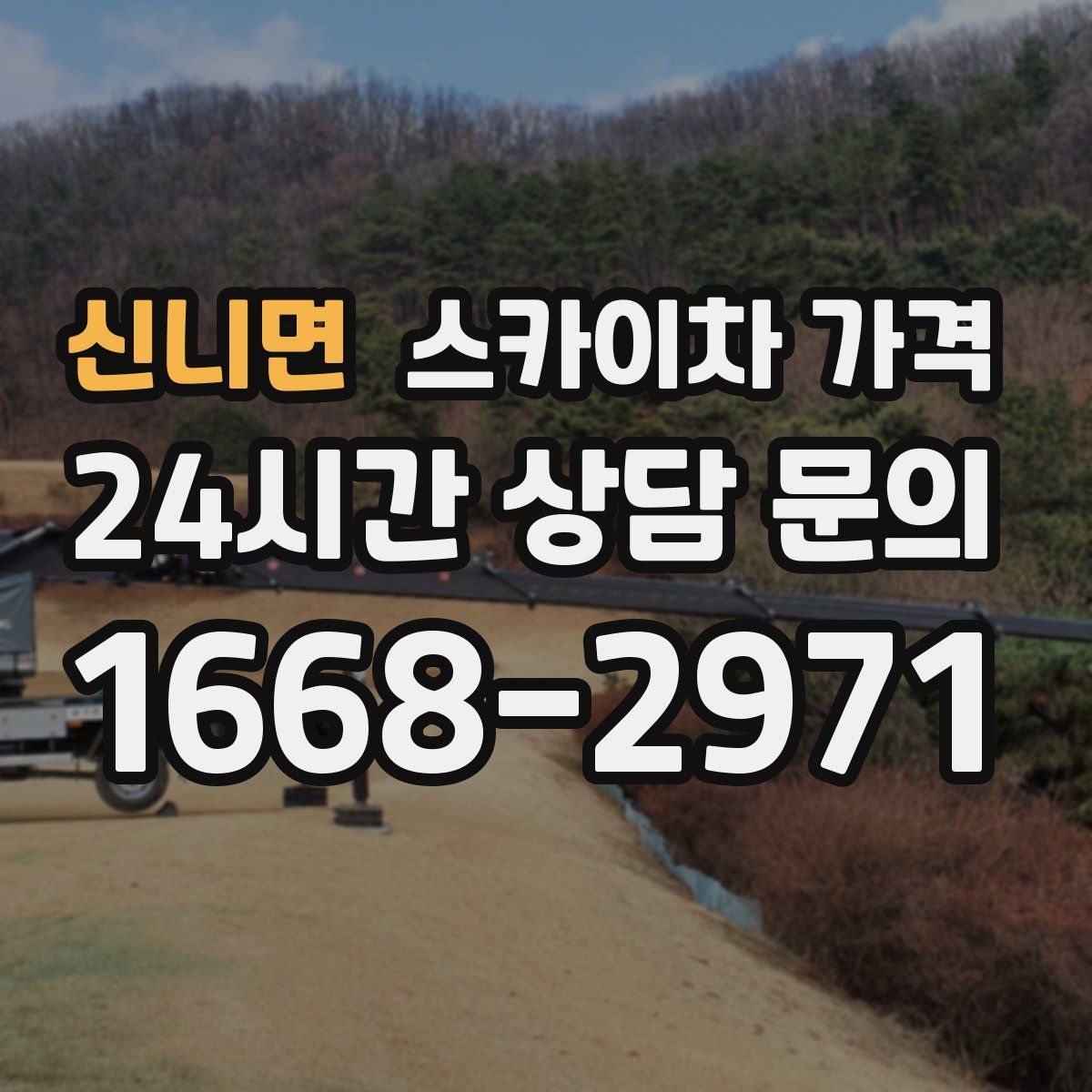 신니면 스카이차 가격