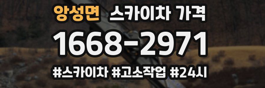 앙성면 스카이차 가격