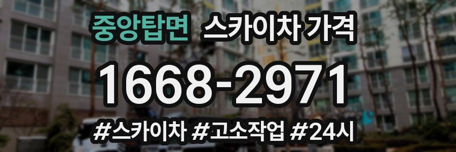 중앙탑면 스카이차 가격