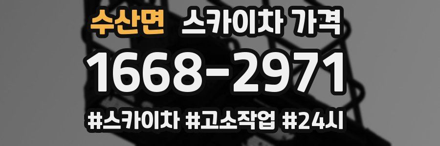 수산면 스카이차 가격