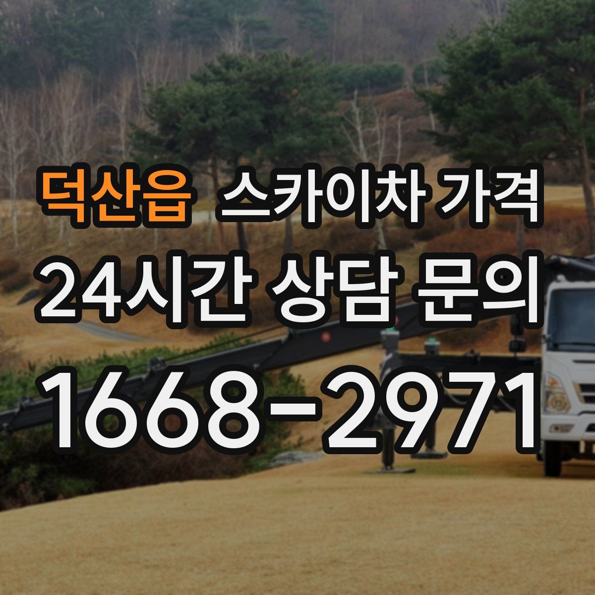 덕산읍 스카이차 가격