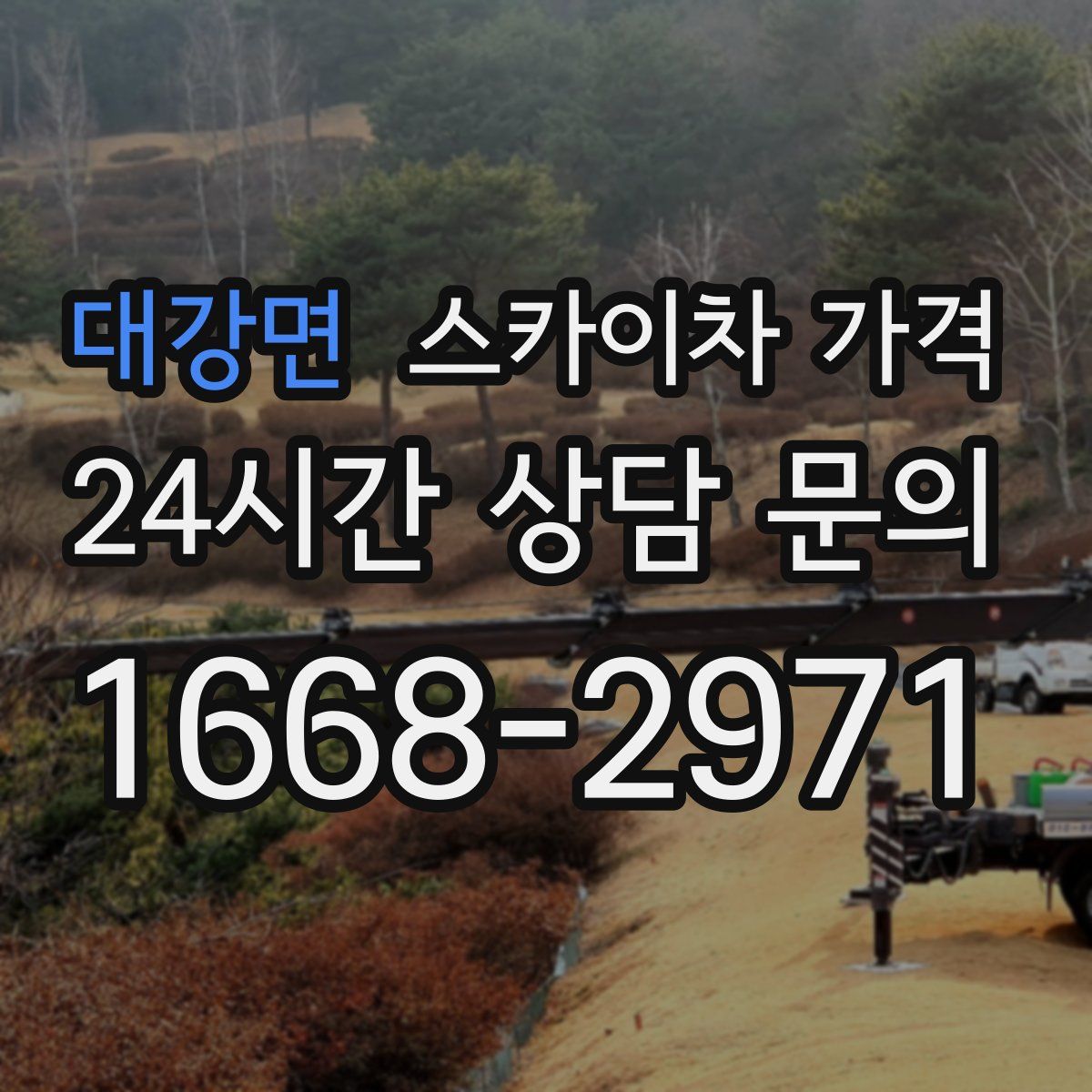 대강면 스카이차 가격