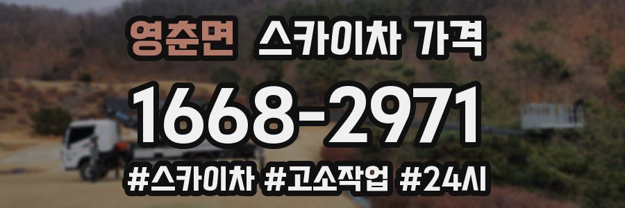 영춘면 스카이차 가격