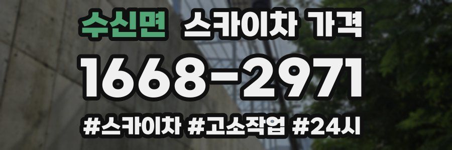 수신면 스카이차 가격