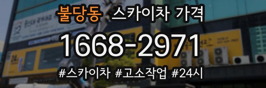 불당동 스카이차 가격