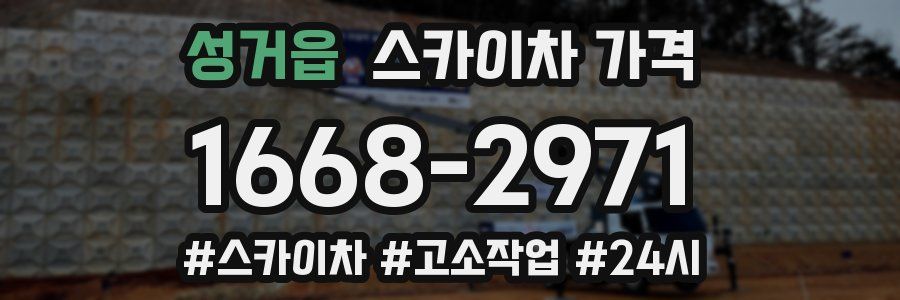 성거읍 스카이차 가격