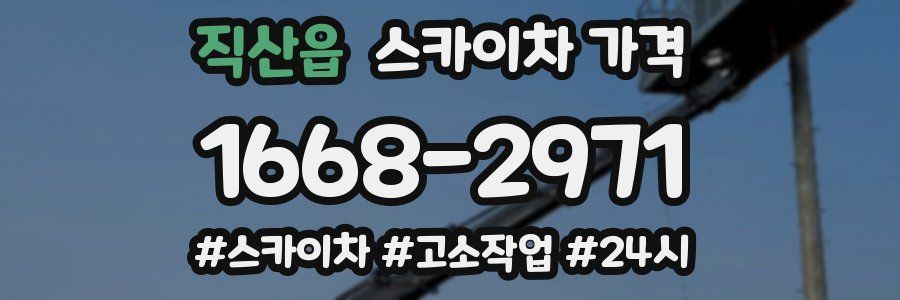 직산읍 스카이차 가격