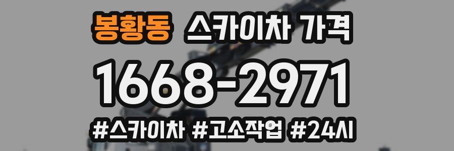 봉황동 스카이차 가격