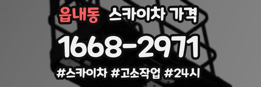 읍내동 스카이차 가격