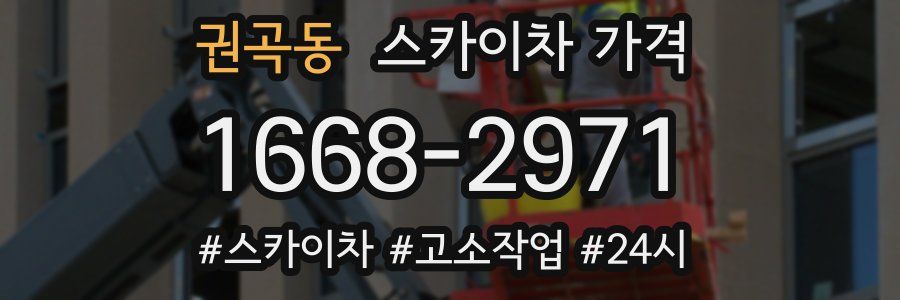 권곡동 스카이차 가격