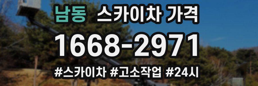 남동 스카이차 가격