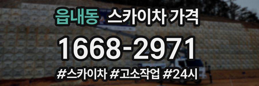 읍내동 스카이차 가격