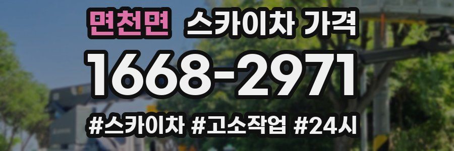 면천면 스카이차 가격