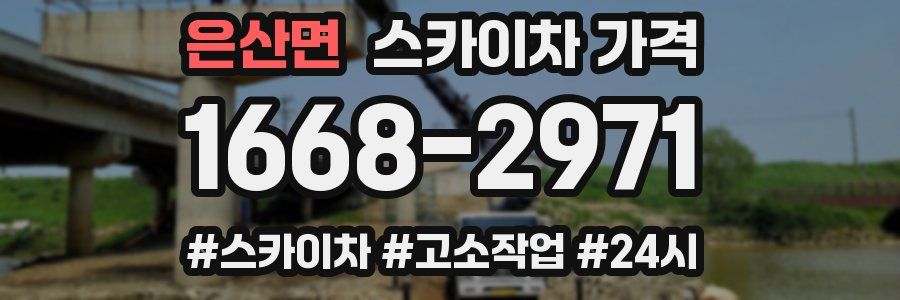 은산면 스카이차 가격