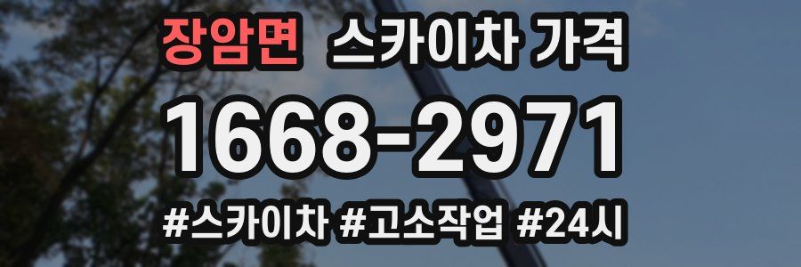 장암면 스카이차 가격