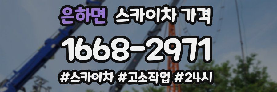 은하면 스카이차 가격