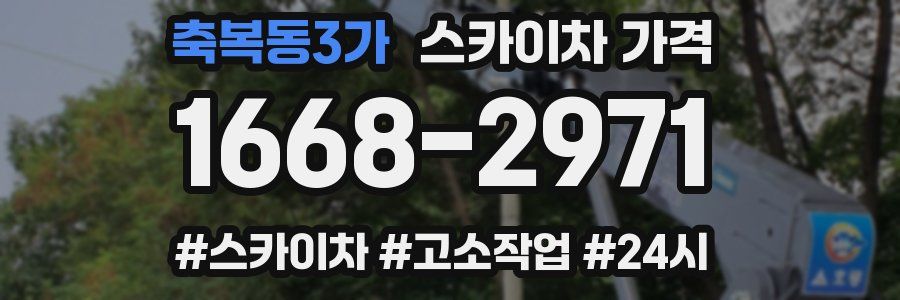 축복동3가 스카이차 가격