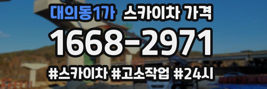 대의동1가 스카이차 가격