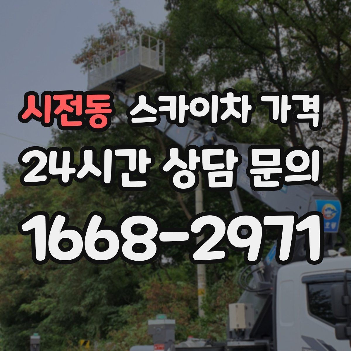 시전동 스카이차 가격 대기 포함 견적을 받을 때 체크할 점