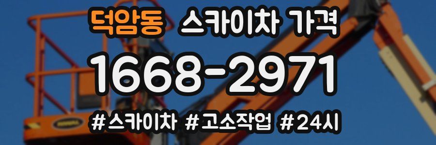 덕암동 스카이차 가격