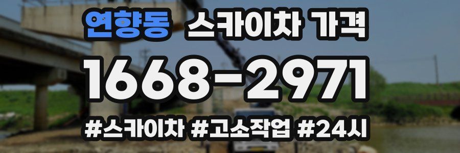 연향동 스카이차 가격