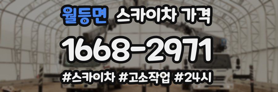 월등면 스카이차 가격