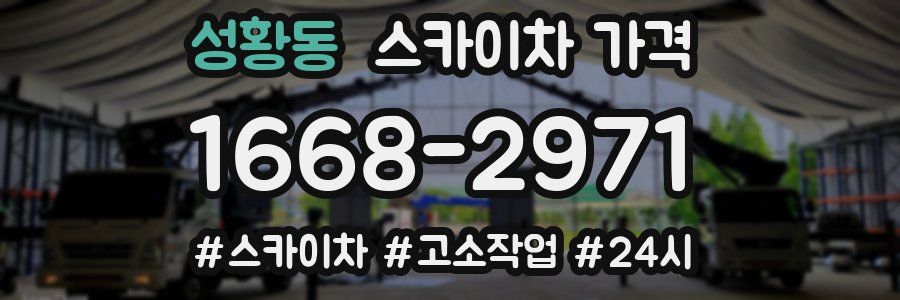 성황동 스카이차 가격