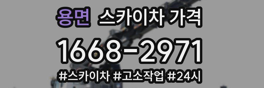 용면 스카이차 가격