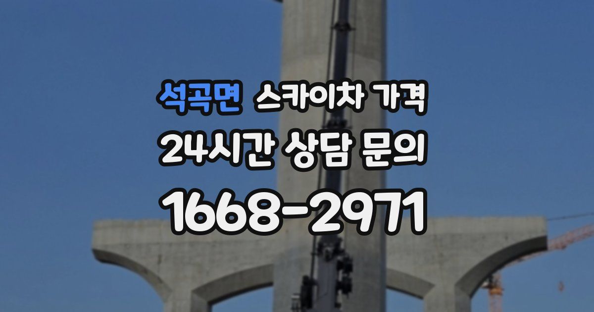 석곡면 스카이차 가격