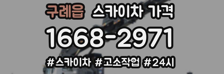 구례읍 스카이차 가격