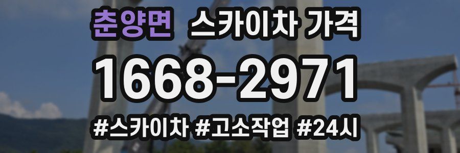 춘양면 스카이차 가격