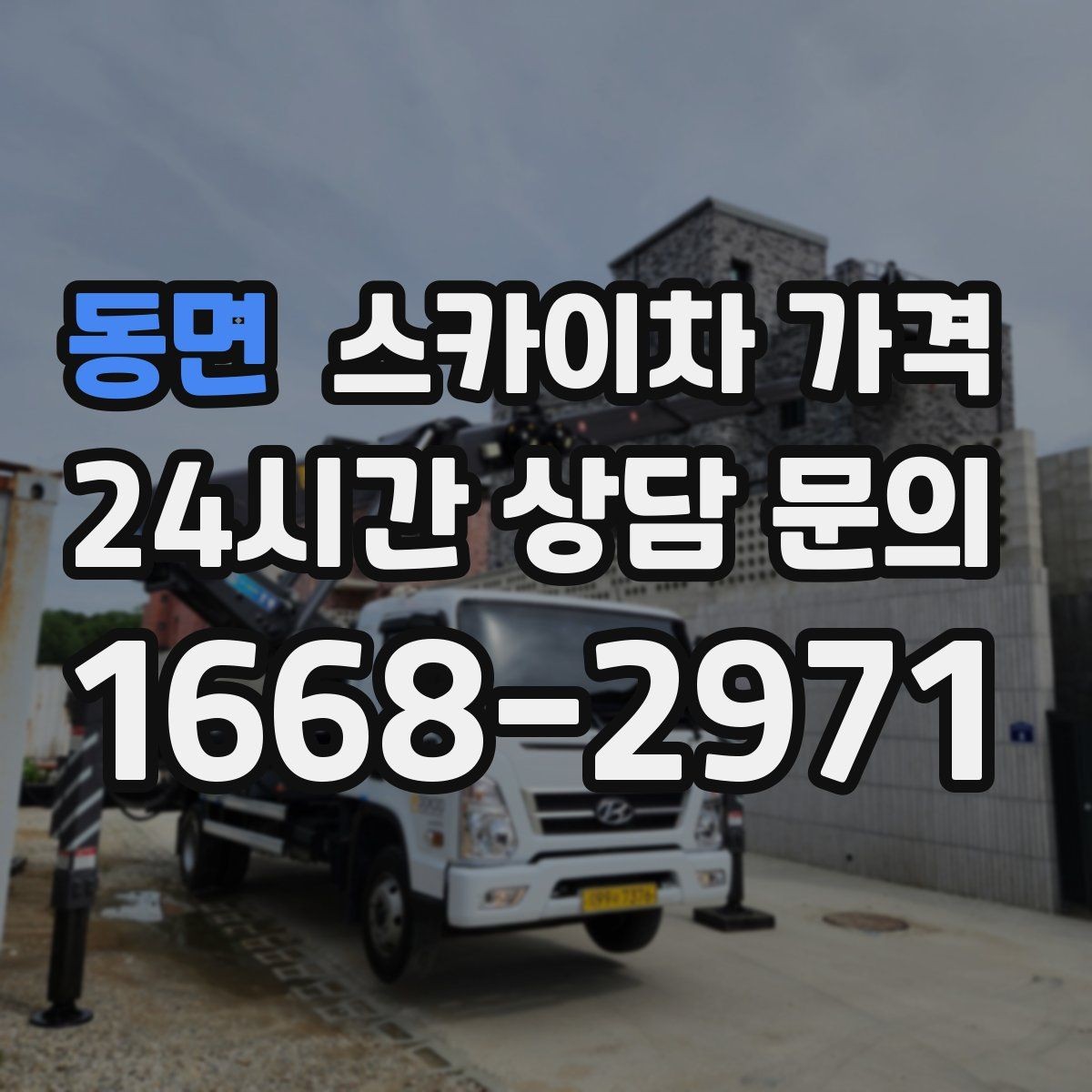 동면 스카이차 가격 가로수·간판·전선이 동선을 막을 때