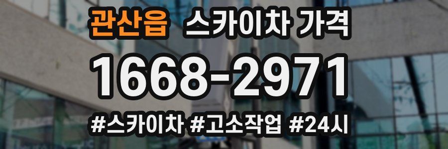 관산읍 스카이차 가격