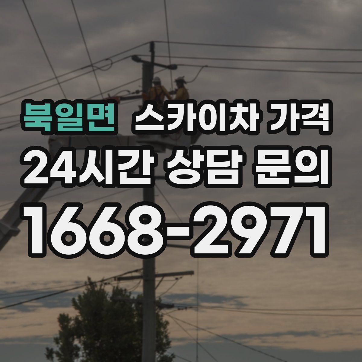 북일면 스카이차 가격