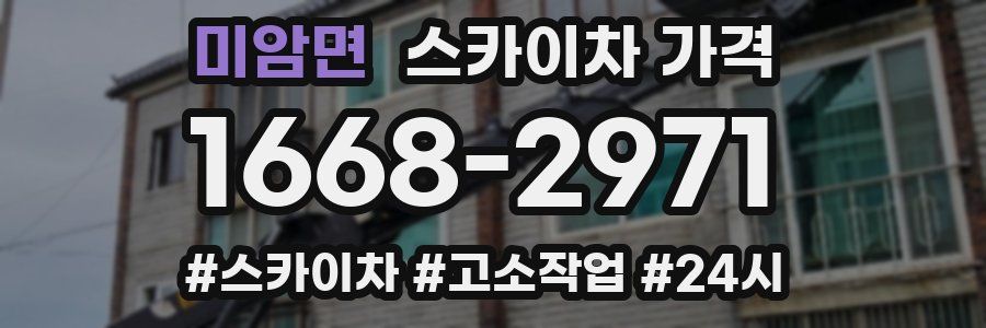 미암면 스카이차 가격