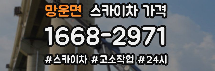 망운면 스카이차 가격