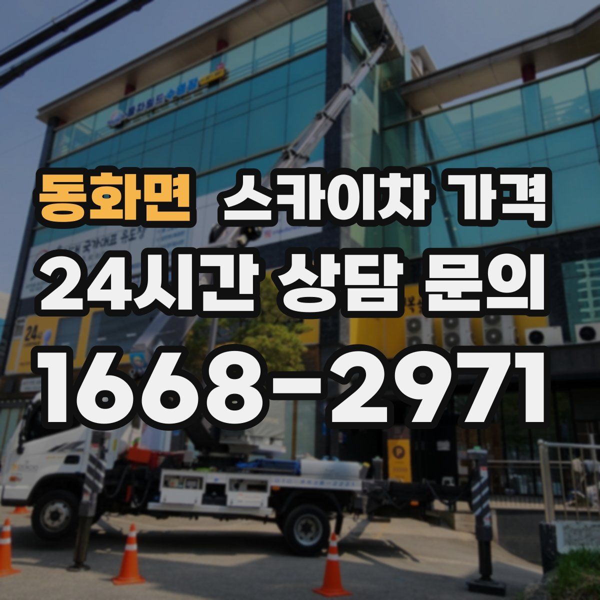 동화면 스카이차 가격