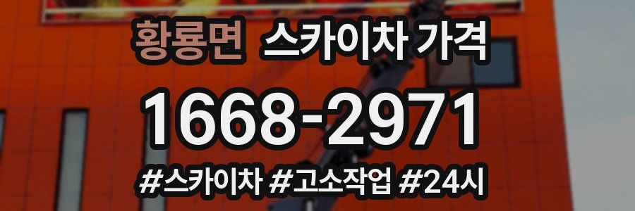 황룡면 스카이차 가격