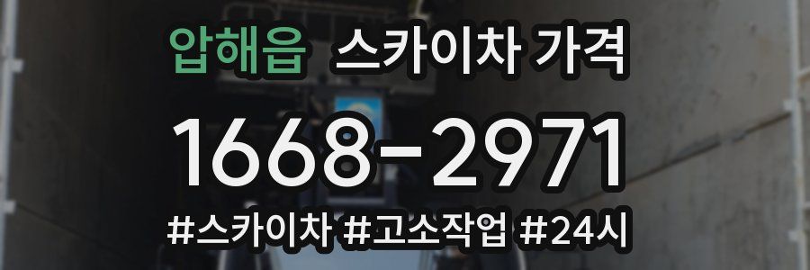 압해읍 스카이차 가격