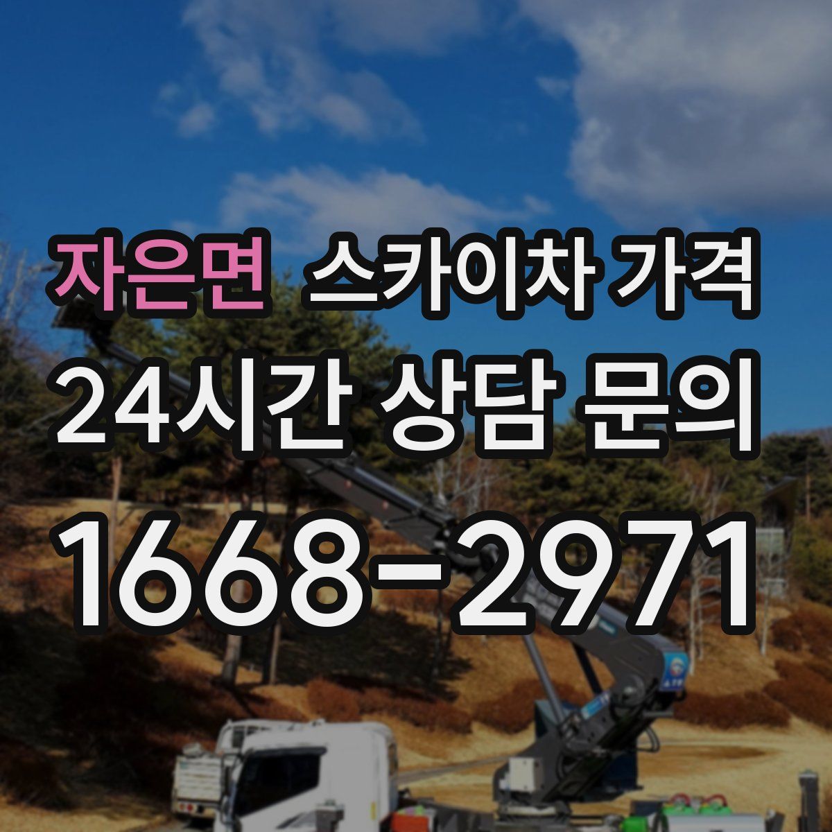 자은면 스카이차 가격