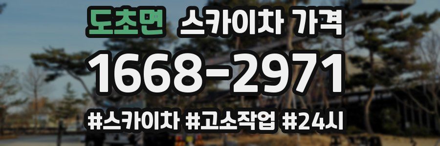 도초면 스카이차 가격