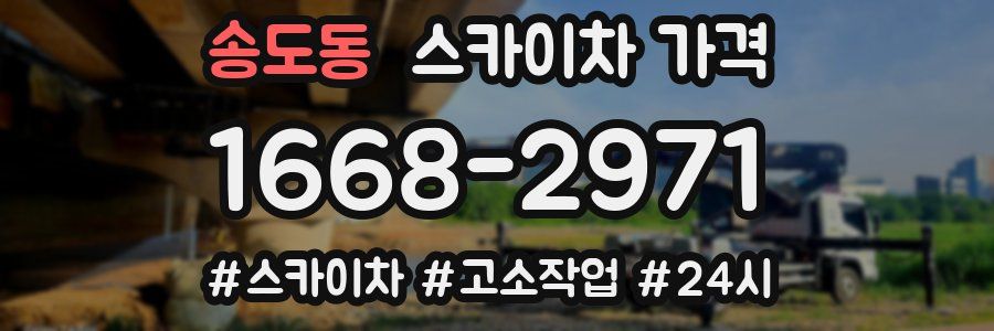 송도동 스카이차 가격