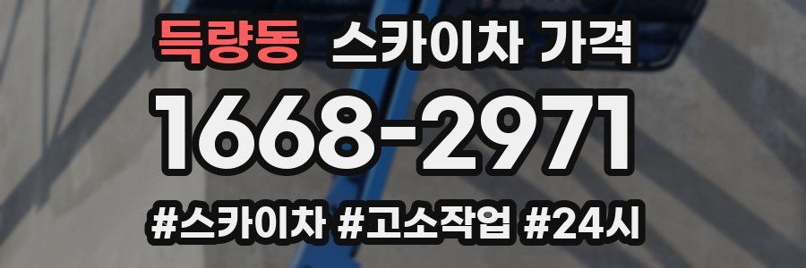 득량동 스카이차 가격