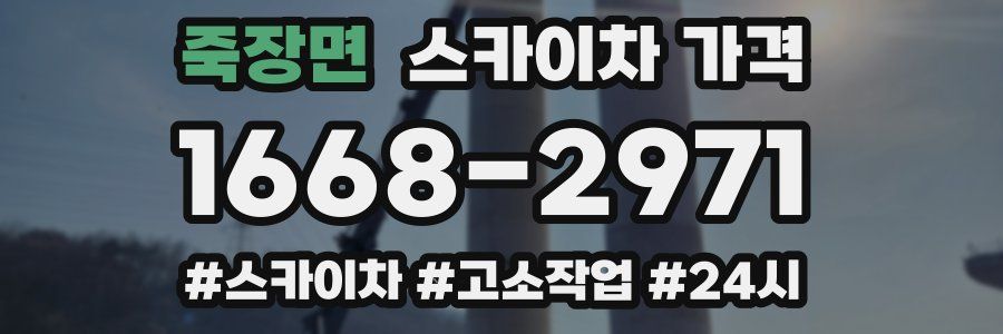 죽장면 스카이차 가격