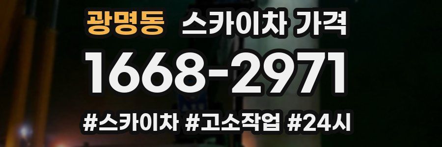 광명동 스카이차 가격