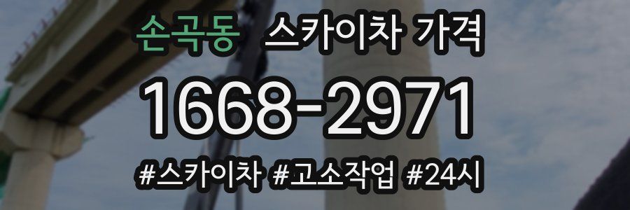 손곡동 스카이차 가격